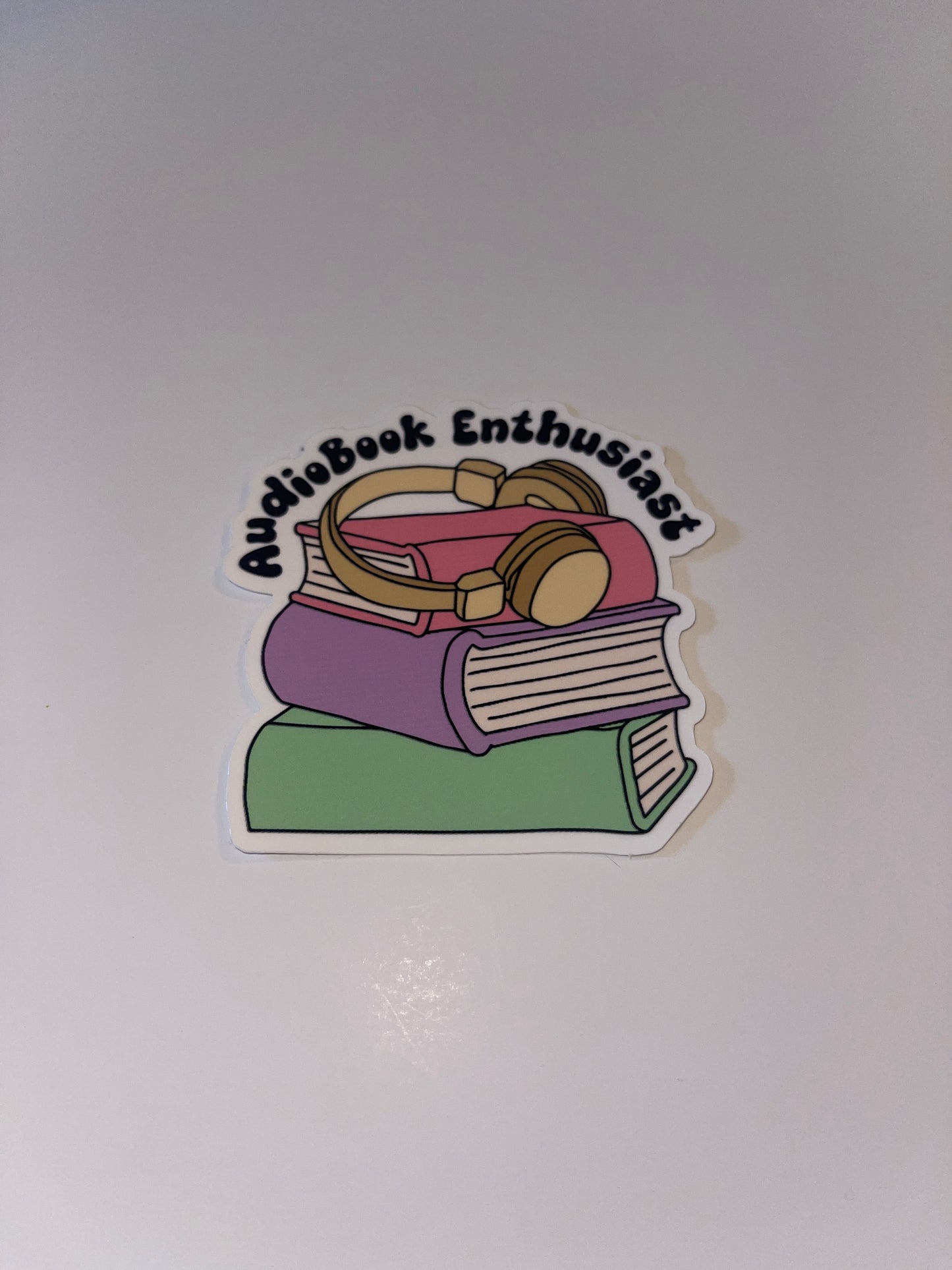 Audiobook Enthusiast Sticker β 3 inch Waterproof Sticker Paper