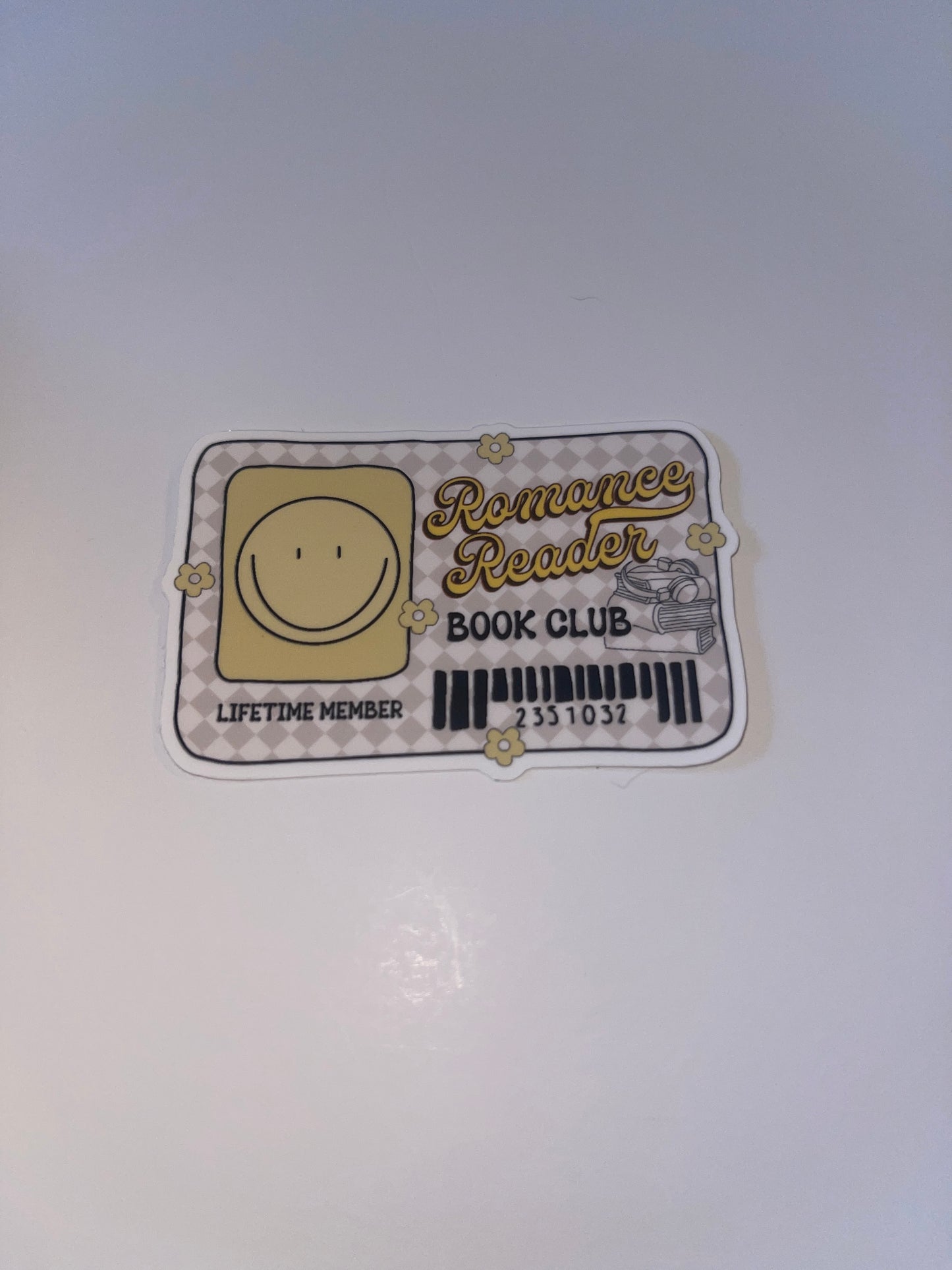 Romance Reader Book Club Sticker – 3" Weatherproof Vinyl