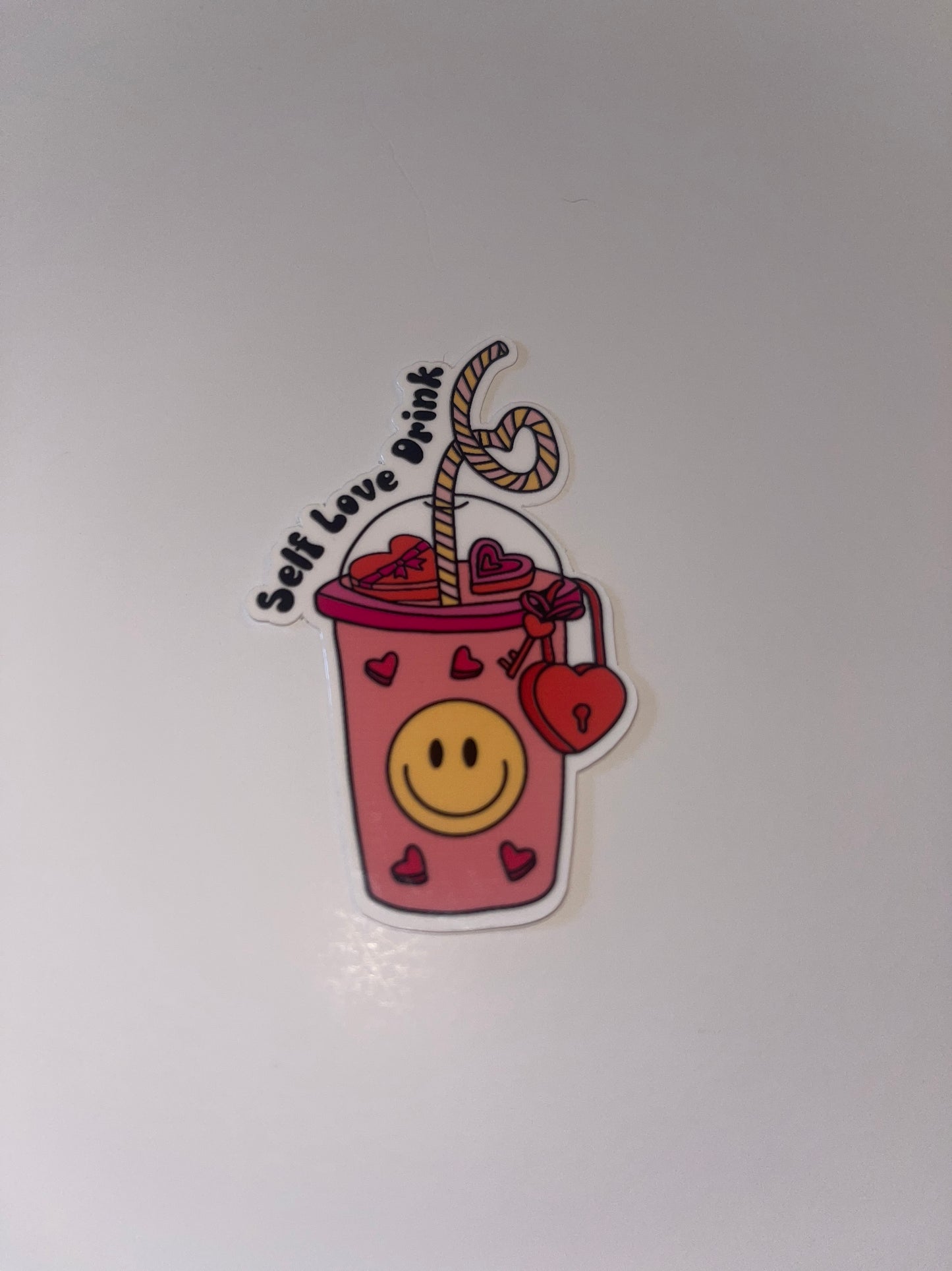 Self Love Drink Sticker β 3 inch Waterproof Sticker Paper