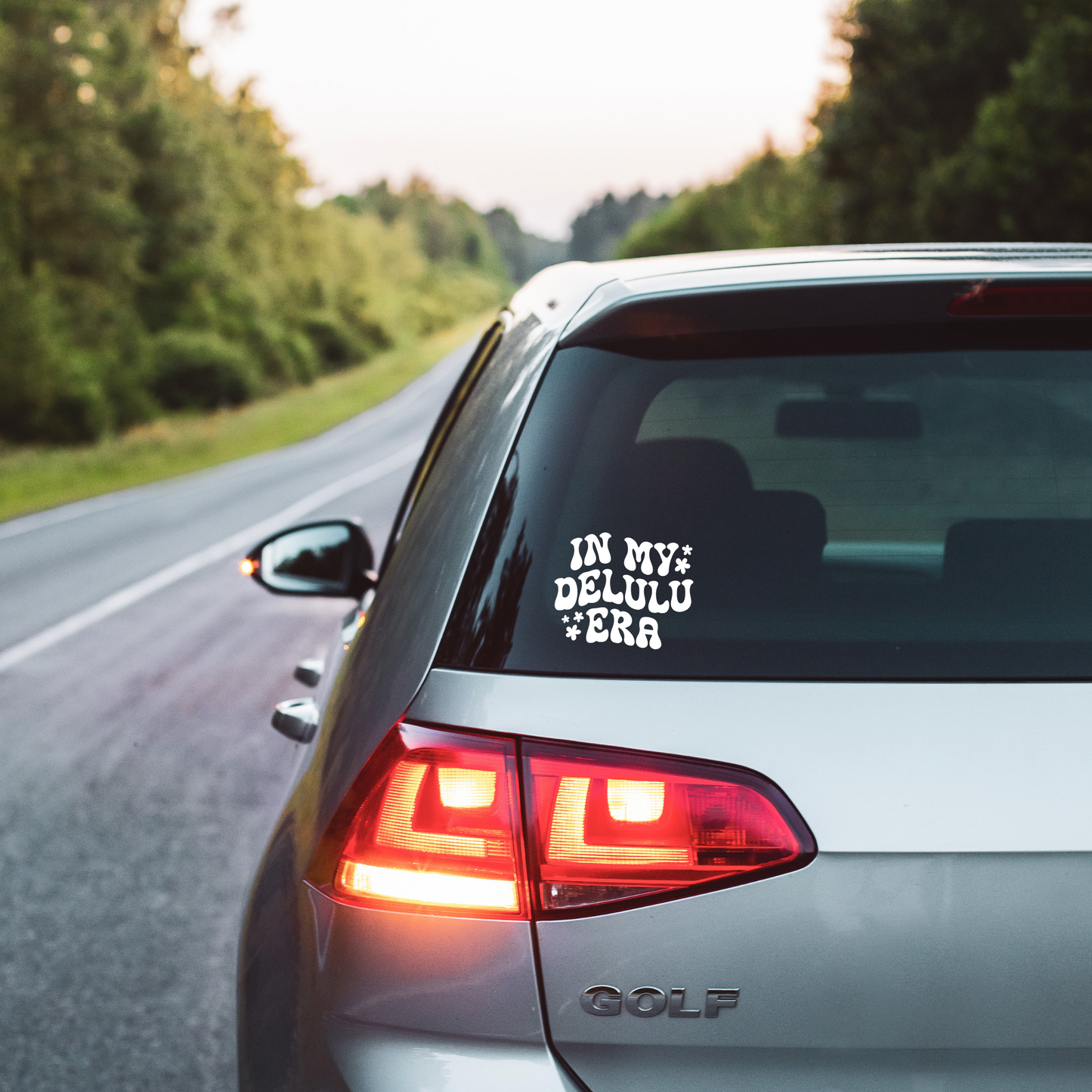 In My Delulu Era – Manifestation Girlie Car Decal