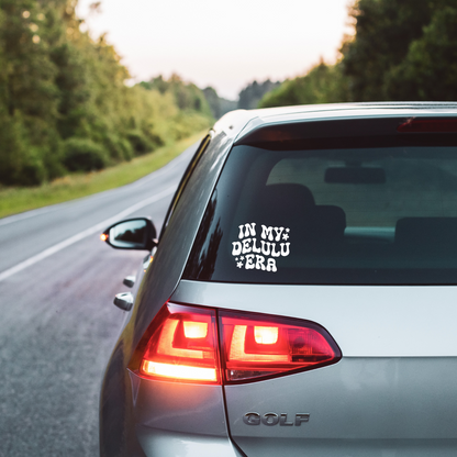 In My Delulu Era – Manifestation Girlie Car Decal
