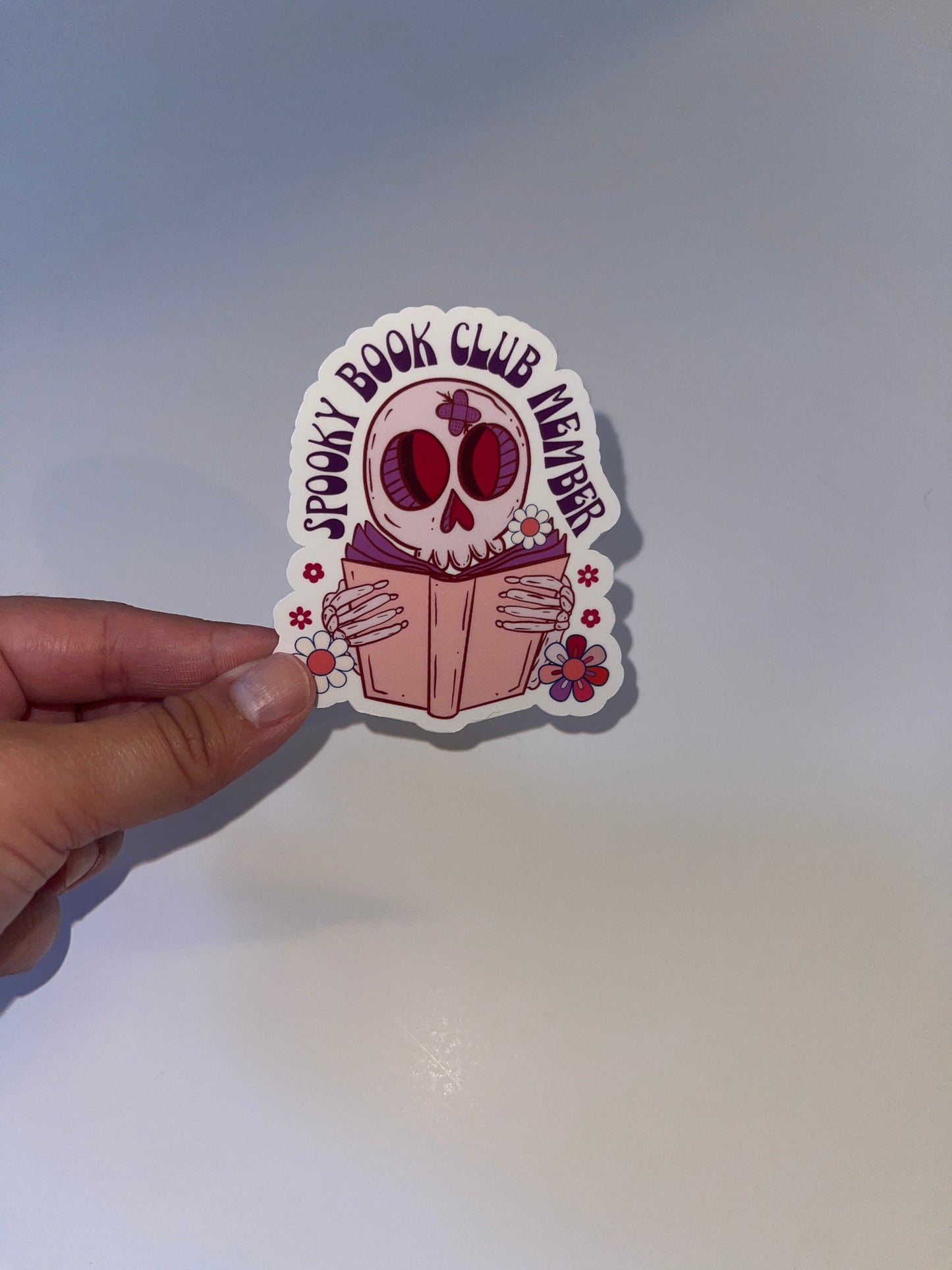 Spooky Book Club Member Sticker