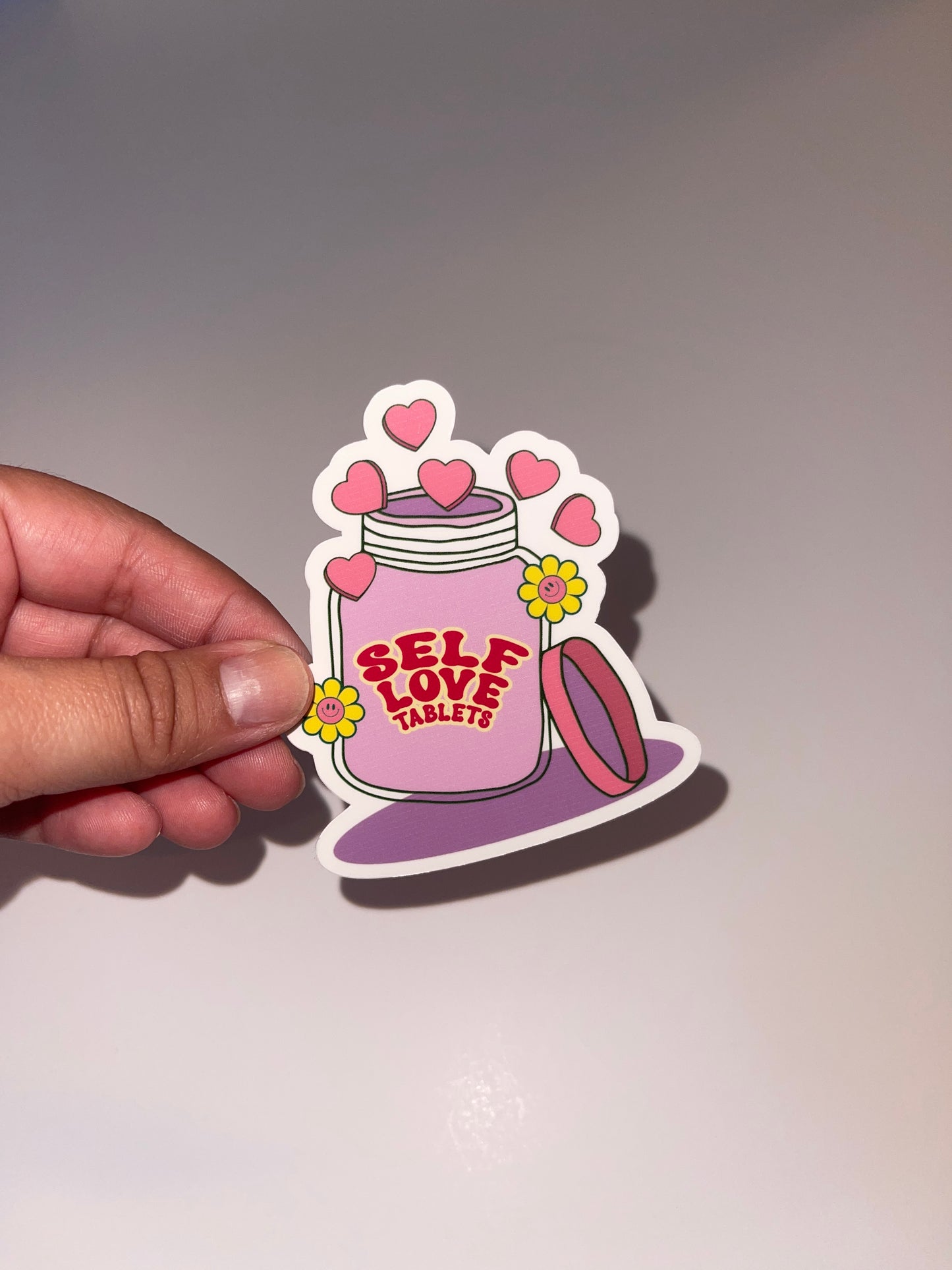 Self Love Tablets Sticker