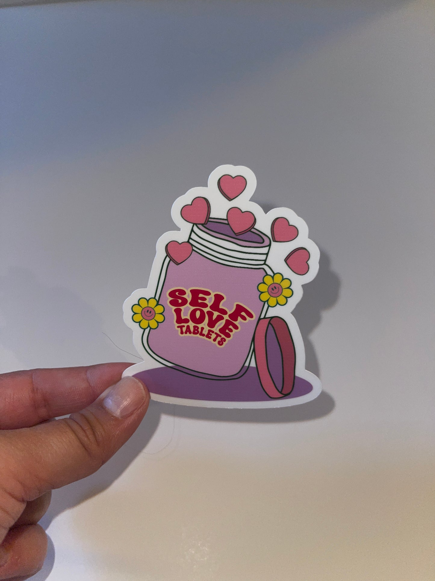 Self Love Tablets Sticker