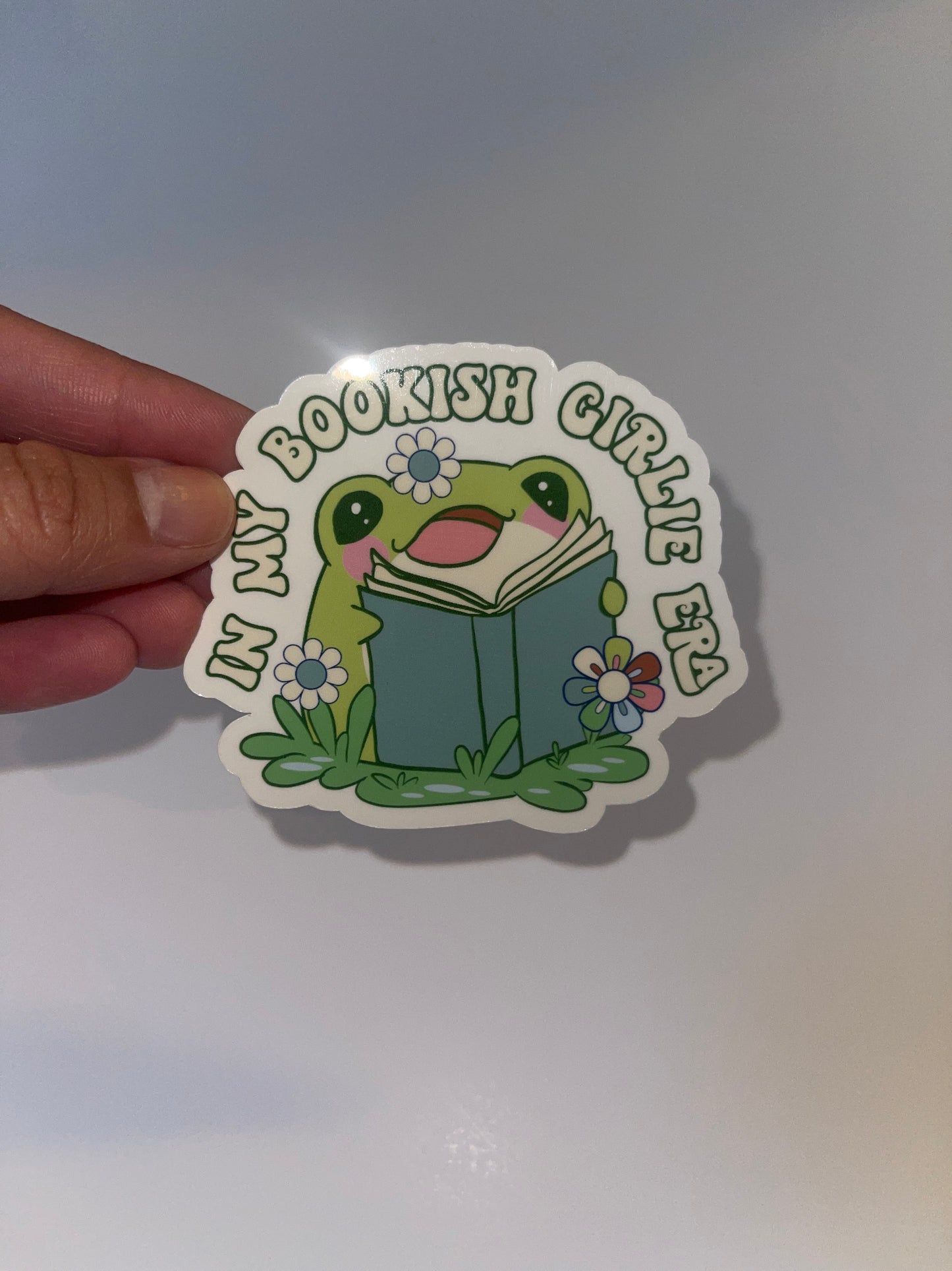 In My Bookish Girlie Era Sticker