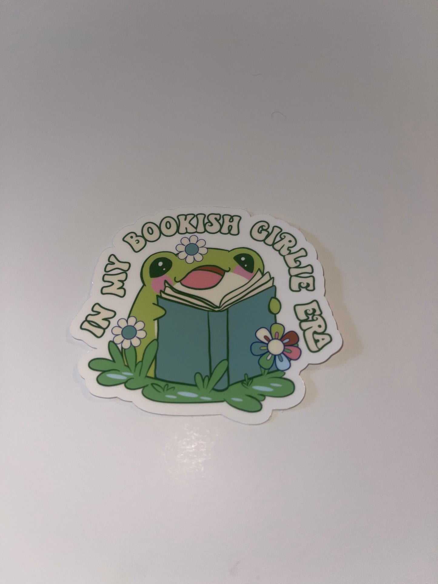 In My Bookish Girlie Era Sticker