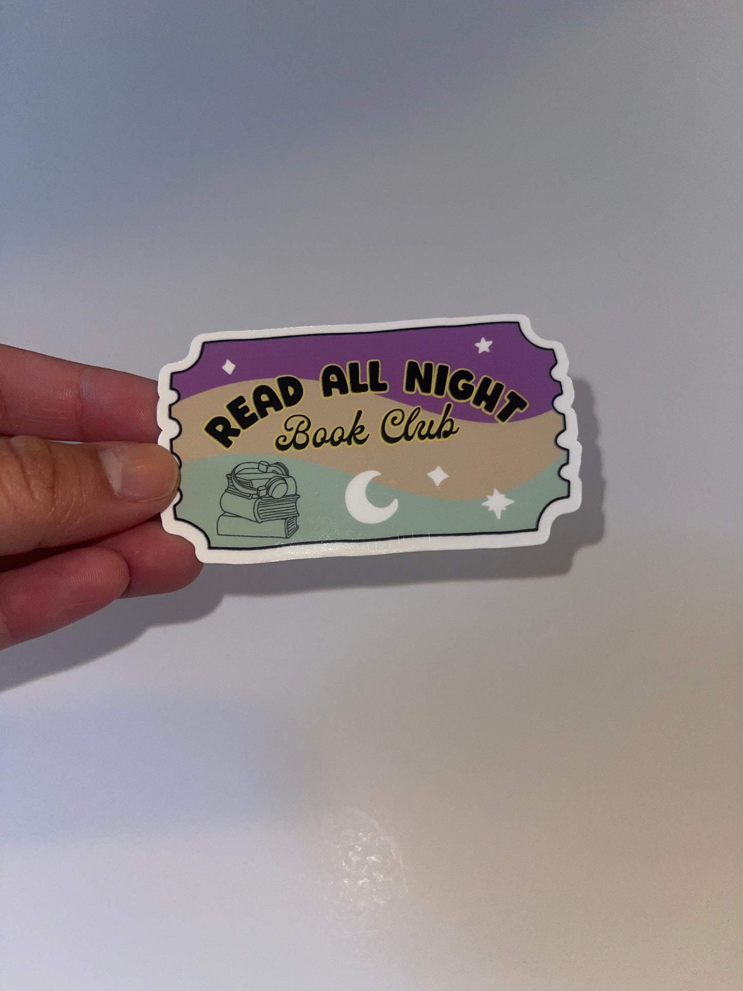 Read All Night Sticker