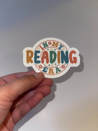 In My Reading Era Sticker – 3 inch Waterproof Sticker Paper
