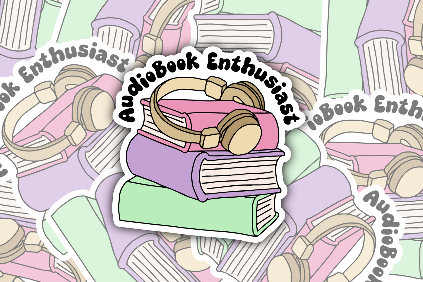 Audiobook Enthusiast Sticker