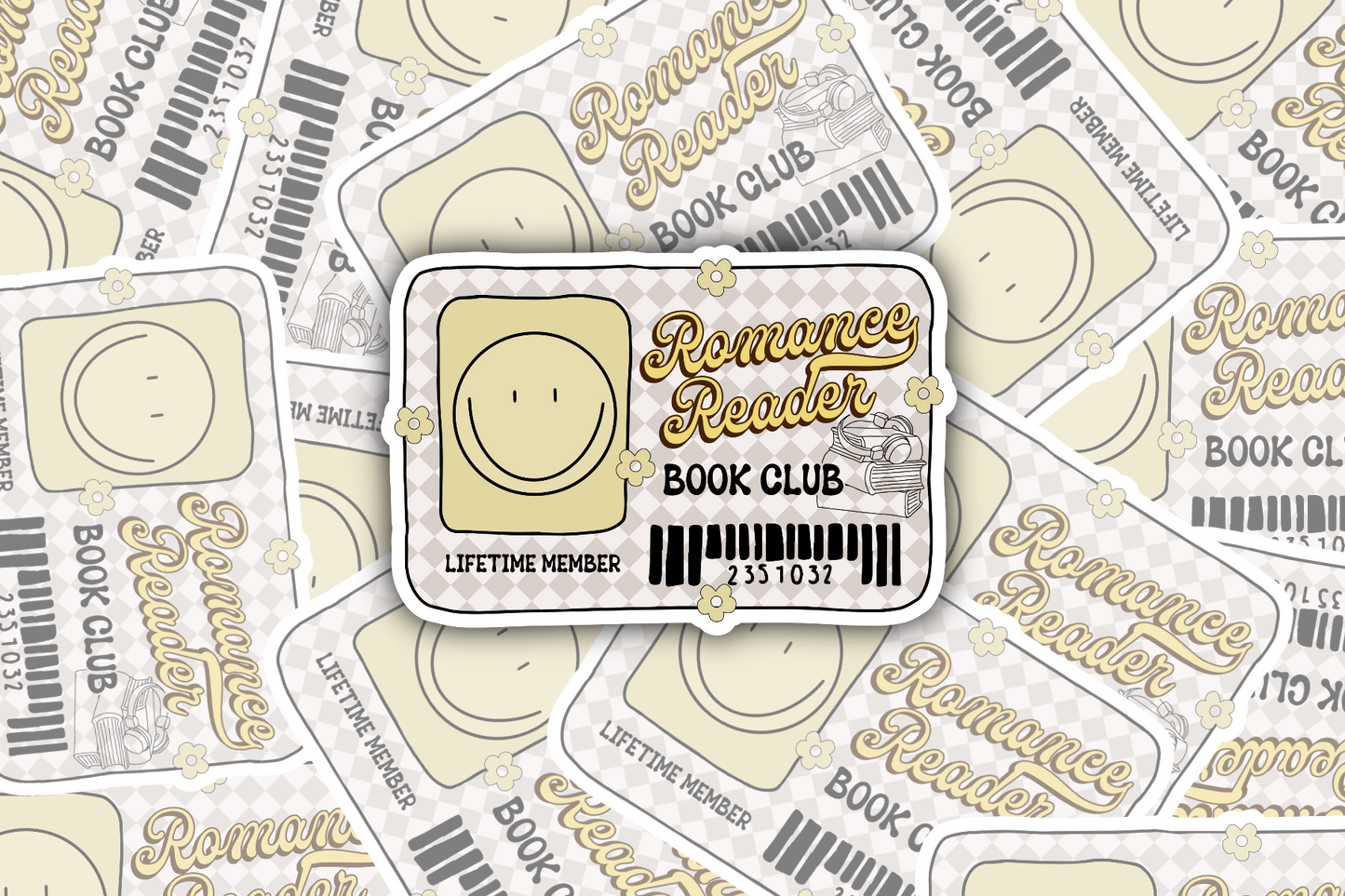 Romance Reader Book Club Sticker