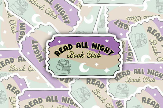 Read All Night Sticker