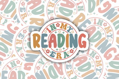 In My Reading Era Sticker – 3 inch Waterproof Sticker Paper