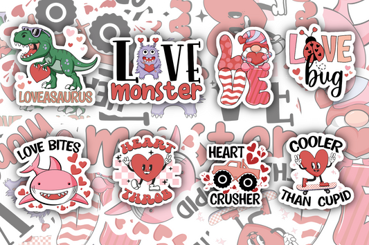 Valentine Card Sticker Bundle