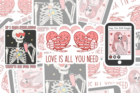 Spooky Valentine Sticker Bundle