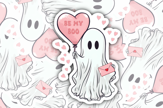 Be My Boo Ghost Sticker