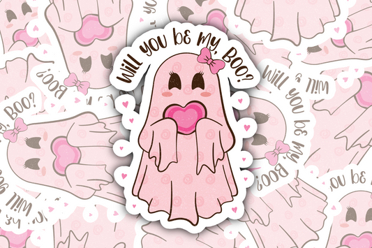 Will You Be My Boo? Sticker