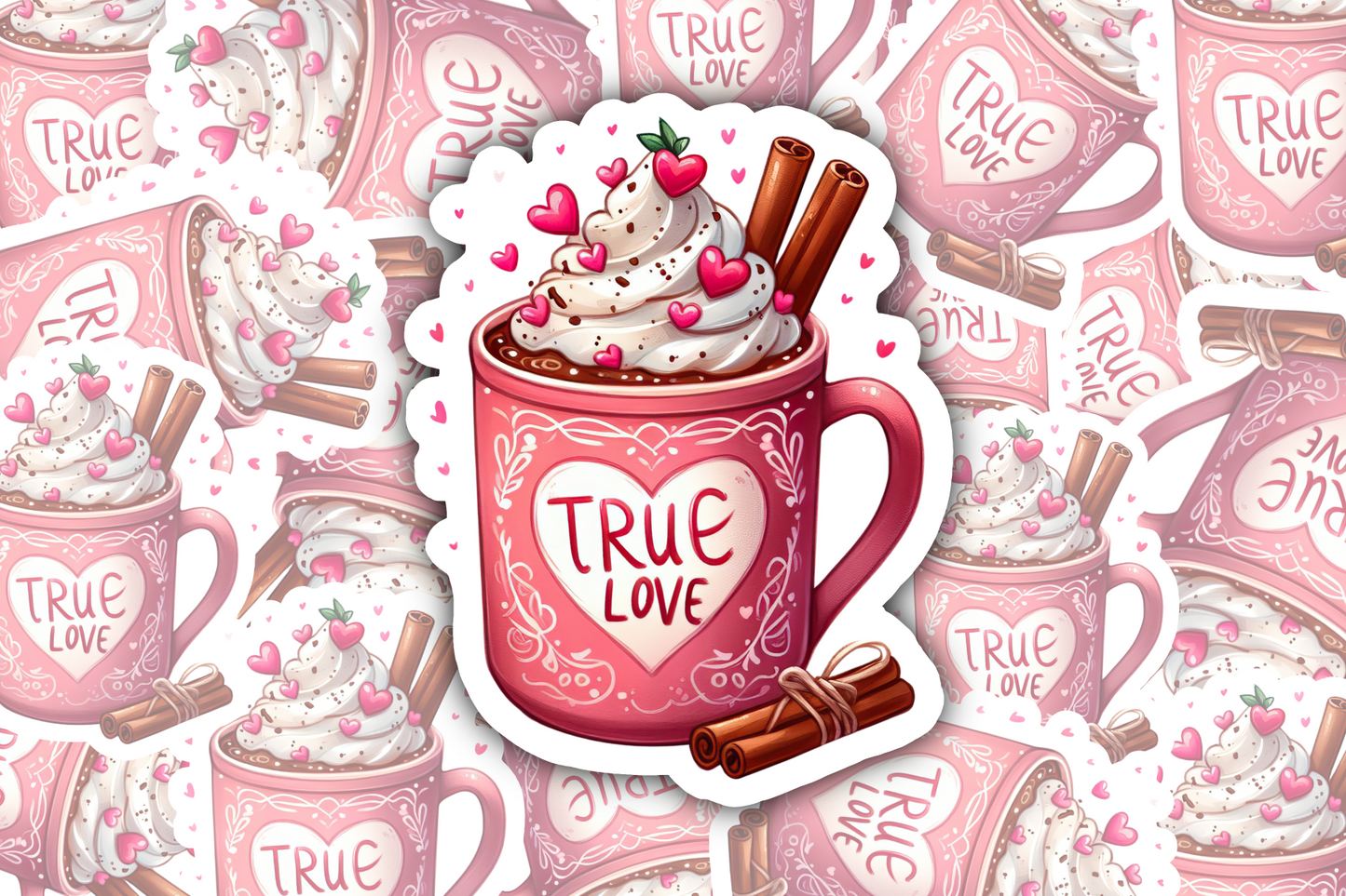 Pinch of Love Hot Drink Sticker