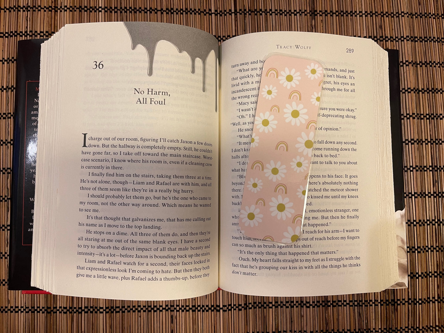 Flowers and Rainbows Bookmark