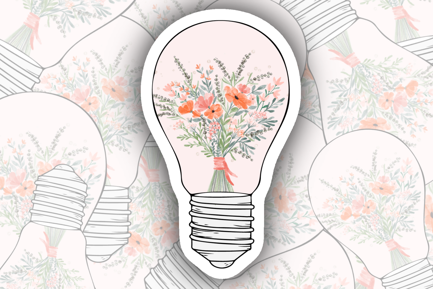 Floral Lightbulb